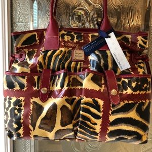 NWT Dooney & Bourke animal print bag